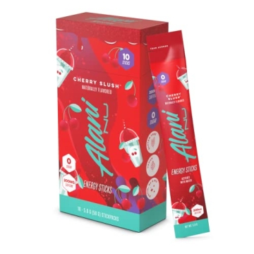 Alani Nu Cherry Slush Energy Sticks | Revitalize with Zero Sugar and Antioxidants!