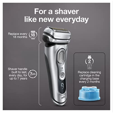 Braun Series 9 9370cc Electric Shaver with Trimmer