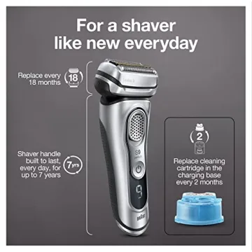 Braun Series 9 9370cc Electric Shaver with Trimmer