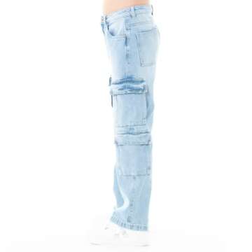 Nauty Blue Baggy Pants for Girls - Stylish & Comfortable Denim