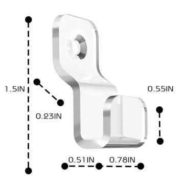 BLOLYO Clear Acrylic Vinyl Record Holder for Display