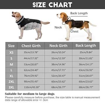 Lelepet Winter Dog Coat for All Breeds - Fleece & Reflective