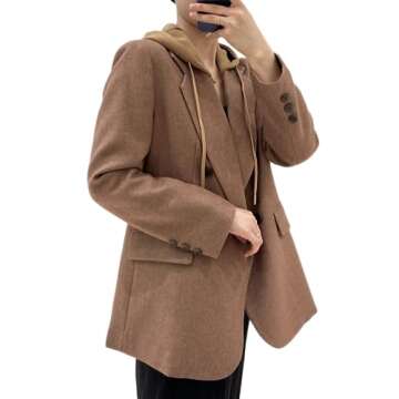 Mina Self Tweed Blazers for Women | Stylish Business Casual Wear