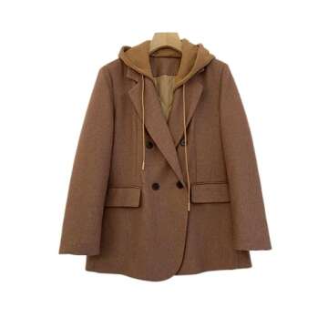 Mina Self Tweed Blazers for Women | Stylish Business Casual Wear