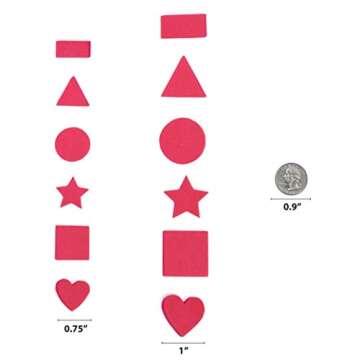 Horizon Group USA Self Adhesive Foam Shapes - 750+ Stickers