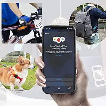 Durable Silicone AirTag Holder for Pets and Kids backpacks