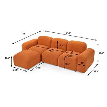 Melpomene Modular Sofa - Stylish and Customizable Design