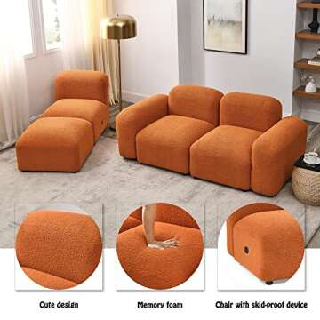 Melpomene Modular Sofa - Stylish and Customizable Design