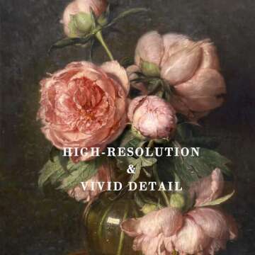 Kizbok Vintage Floral Wall Art for Elegant Home Decor