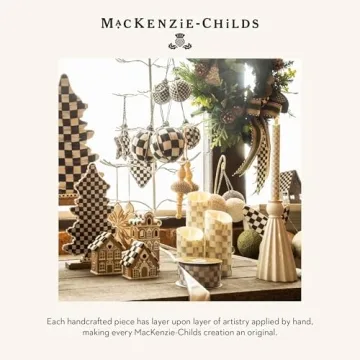 Mackenzie-Childs Elegant Tabletop Christmas Trees