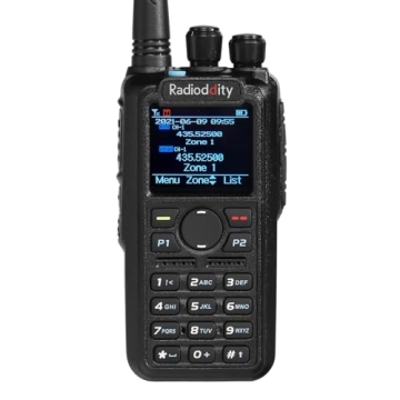 Radioddity GD-AT10G DMR Handheld Ham Radio 10W Digital Analog Long Range (UHF Only) with GPS APRS, 3...