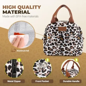 EASYFUN Insulated Lunch Bag for Work and School