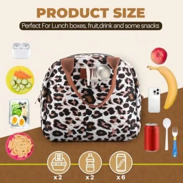 EASYFUN Insulated Lunch Bag for Work and School