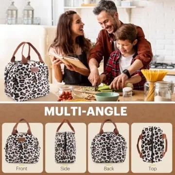 EASYFUN Insulated Lunch Bag for Work and School