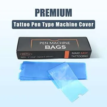 EZ Tattoo Machine Covers - 200 Disposable Sleeve Packs