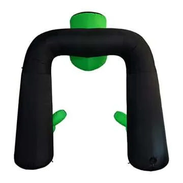 Amazingforless [9FT] Inflatable Halloween Animated Archway Blow-Up Yard Decorations with Bright LED Lights, Weather-Resistant Fabric, Halloween Inflatable Blow Up Lawn Outdoor Decoration