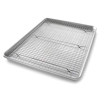 USA Pan Extra Large Baking Pan and Cooling Rack Set