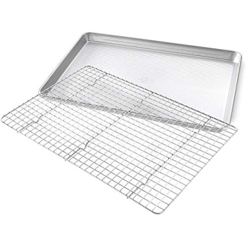 USA Pan Extra Large Baking Pan and Cooling Rack Set