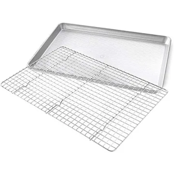 USA Pan Extra Large Baking Pan and Cooling Rack Set