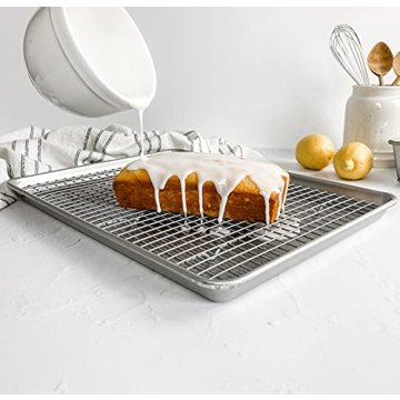 USA Pan Extra Large Baking Pan and Cooling Rack Set