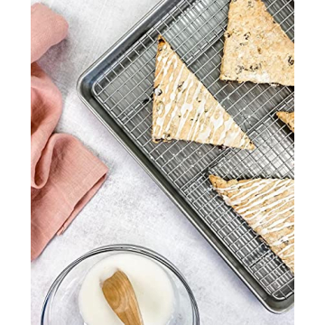 USA Pan Extra Large Baking Pan and Cooling Rack Set