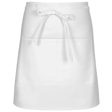 White Half Bistro Apron 19" L x 27" W by SUNRISE