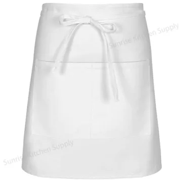 White Half Bistro Apron 19" L x 27" W by SUNRISE