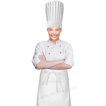 White Half Bistro Apron 19" L x 27" W by SUNRISE