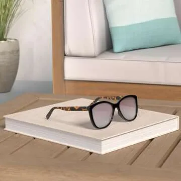 PolarSpex Cat Eye Sunglasses - Trendy Polarized Oversized Shades for Women