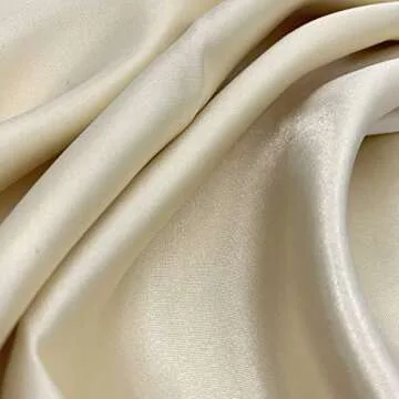 YOUR SMILE Leopard Chain Beige Silk Scarf for Women