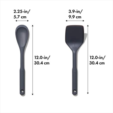 OXO Good Grips 2-Piece Silicone Utensil Set in Gray
