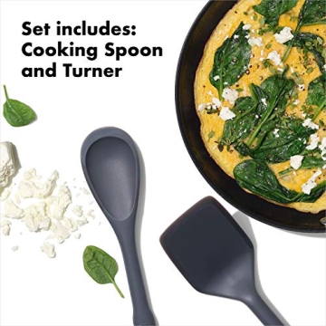 OXO Good Grips 2-Piece Silicone Utensil Set in Gray