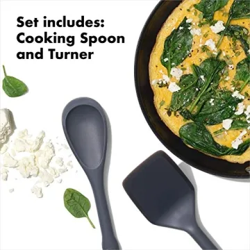 OXO Good Grips 2-Piece Silicone Utensil Set in Gray