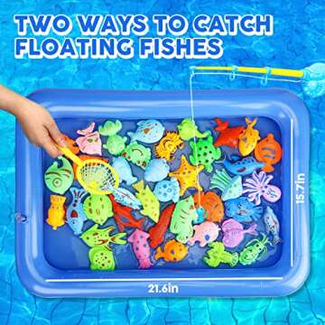 TOY Life Magnetic Fishing Game for Kids 3-8