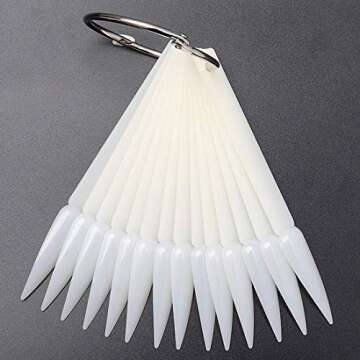 50pcs Fan Nail Polish Display Board for Nail Art