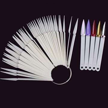 50pcs Fan Nail Polish Display Board for Nail Art