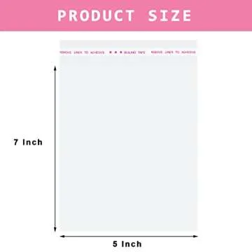 Morepack Self Sealing Cellophane Bags,5x7 Inches 200 Pcs Clear Cookie Bags Resealable Cellophane Bag...