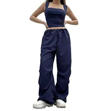 Stylish Women's Casual Cargo Pants - Y2K Vintage Baggy Joggers