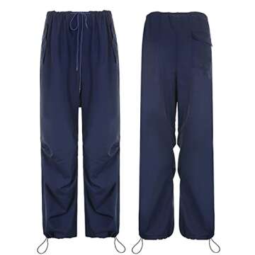 Trendy Women's Low Waist Cargo Pants in Multiple Colors