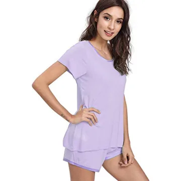 GYS Women's Bamboo Pajama Set Soft Comfortable Sleepwear