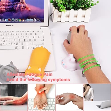 EALEK Cute Rabbit Shaped Wrist Rest Pad for Comfort