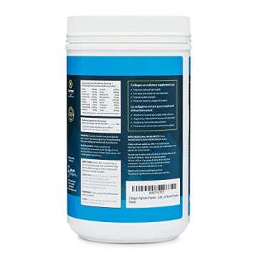 Collagen Peptides Powder 2lb (32oz) Jar - Clean Collagen® - Unflavored, Grass Fed, Paleo, Non GMO, Kosher - Highly Soluble Protein