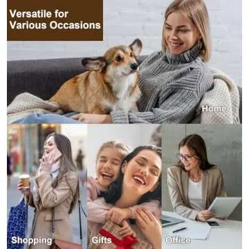 YSense Pack of 5 Womens Wool Socks Winter Warm Hiking Socks Casual Calf Athletic Socks Gifts