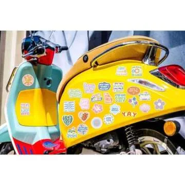 Cute Preppy Stickers Pack 100pcs Waterproof Motivational Vinyl