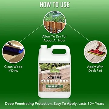Garden Box Sealer for Safe Eco-Friendly Wood Protection