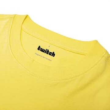 Twitch Long-Sleeve T-Shirt - Yellow Glitch M