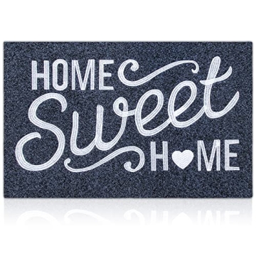AAZZKANG Front Door Mat Non Slip Welcome Mats Outdoor Home Sweet Home Doormat with Rubber Backing Ea...