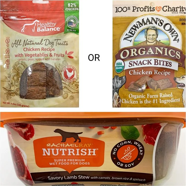 Deluxe Dog Gift Basket with Grain Free Treats and Toys