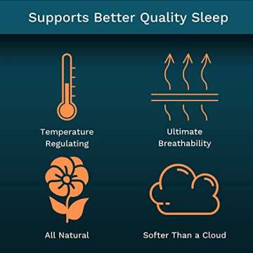 Olive + Crate Eucalyptus Sheets Set - Cooling Sheets for Hot Sleepers - 100% Organic Tencel Lyocell ...