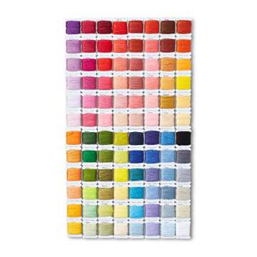 Lonkiktik Embroidery Floss Kit Cross Stitch Floss Kit Thread, Storage Organizer Kit Friendship Bracelets Floss and Cross Stitch Tools for String Make, Hand Embroidery, Knitting and Sewing gifts